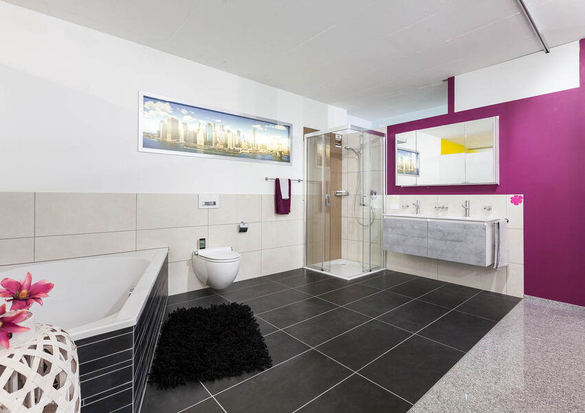 Badezimmer rosa